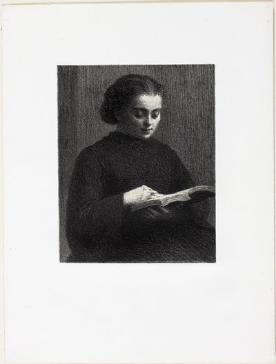 読む 作： Ignace Henri Jean Fantin Latour