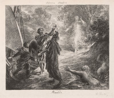 リナルド 作： Ignace Henri Jean Fantin Latour
