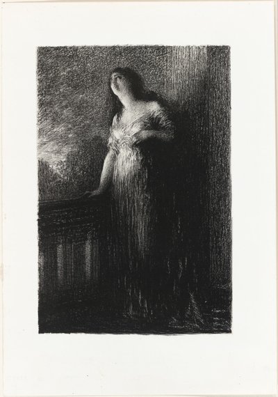 ロミオとジュリエット：夜の打ち明け 作： Ignace Henri Jean Fantin Latour