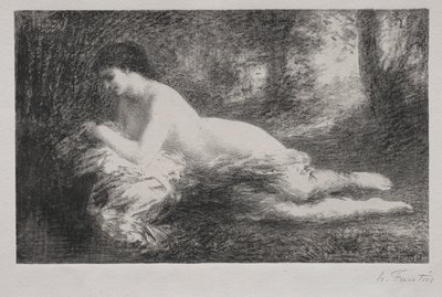 レヴェリー 作： Ignace Henri Jean Fantin Latour