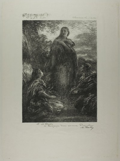 セミラミス 作： Ignace Henri Jean Fantin Latour