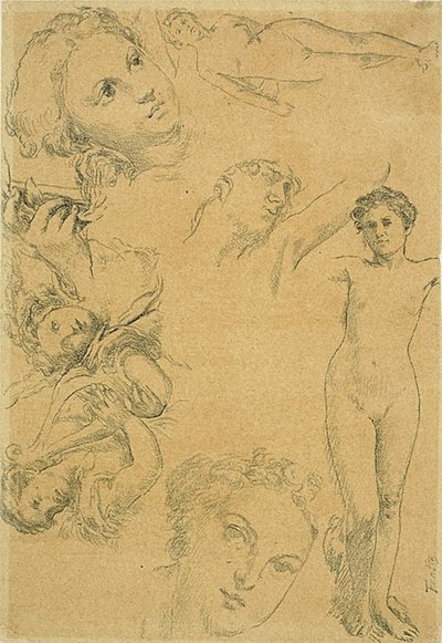 学習シート（レプリカ） 作： Ignace Henri Jean Fantin Latour