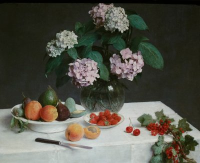 静物、あるいは食卓 作： Henri Fantin Latour