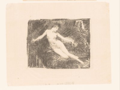 裸で目覚めている女性の研究 ル・マタン 作： Ignace Henri Jean Fantin Latour