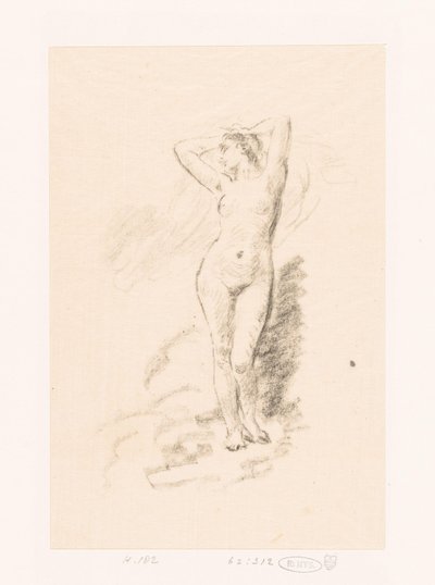 立っている裸の女性の研究 作： Ignace Henri Jean Fantin Latour