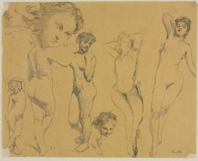 女性ヌード研究 作： Ignace Henri Jean Fantin Latour