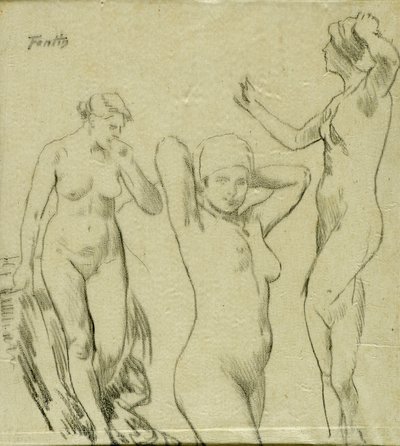 スタディ「女性ヌード 作： Ignace Henri Jean Fantin Latour