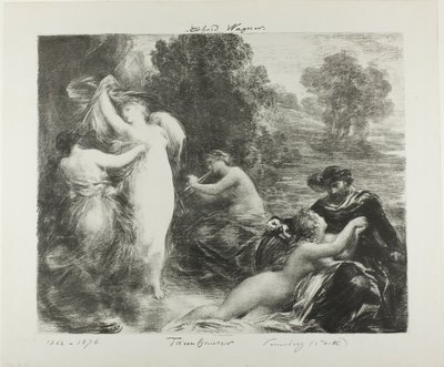 タンホイザー：ヴェヌスベルク 作： Ignace Henri Jean Fantin Latour