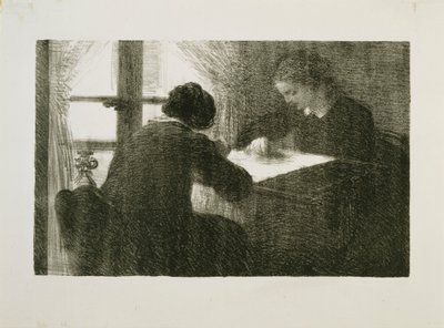 エンブロイダラーズ No. 2 作： Ignace Henri Jean Fantin Latour