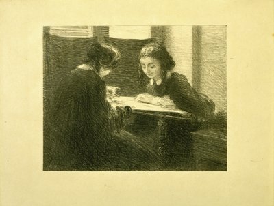エンブロイダラーズ No. 3 作： Ignace Henri Jean Fantin Latour