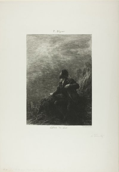 宵の明星 二皿目 作： Ignace Henri Jean Fantin Latour