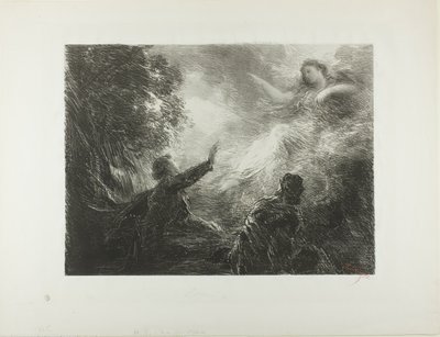 アルプスの妖精 作： Ignace Henri Jean Fantin Latour