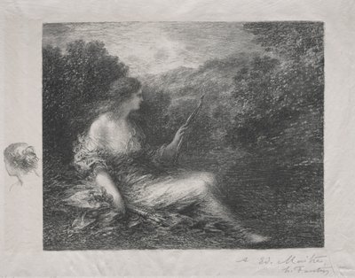 ハントレス 作： Ignace Henri Jean Fantin Latour