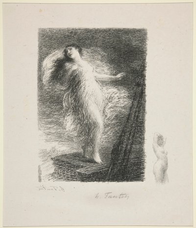 若いタレンティン 作： Ignace Henri Jean Fantin Latour