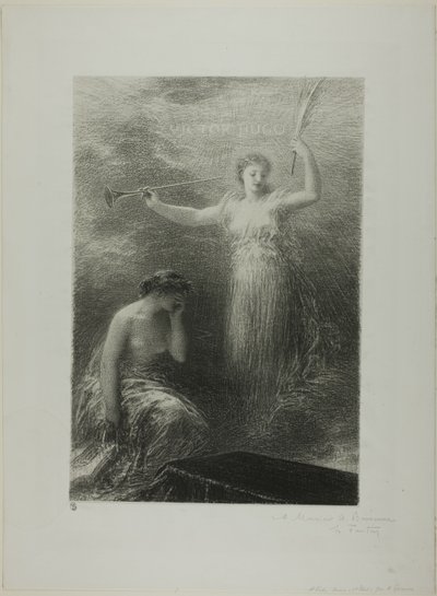 ヴィクトル・ユーゴーに 作： Ignace Henri Jean Fantin Latour