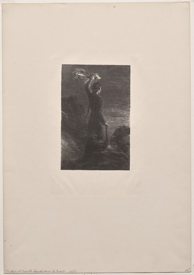 トリスタンとイゾルデ 第2幕 夜の合図 作： Ignace Henri Jean Fantin Latour