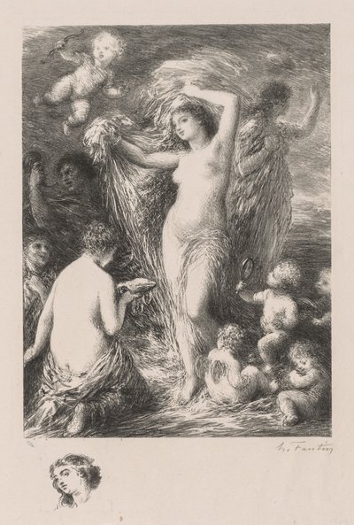 金星アナディオメネ 作： Ignace Henri Jean Fantin Latour