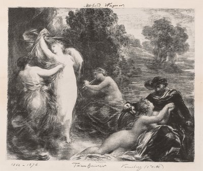 ヴェヌスバーグ 作： Ignace Henri Jean Fantin Latour