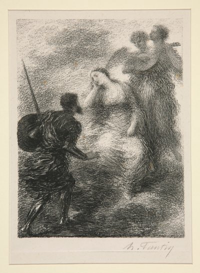 オベロンのビジョン 作： Ignace Henri Jean Fantin Latour