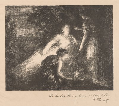 魔術 作： Ignace Henri Jean Fantin Latour