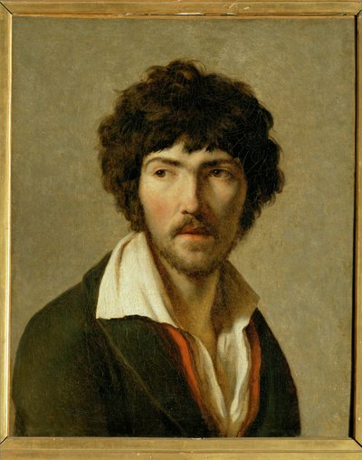 画家モーリス・クエイの肖像... 作： アンリ・フランソワ・リースナー