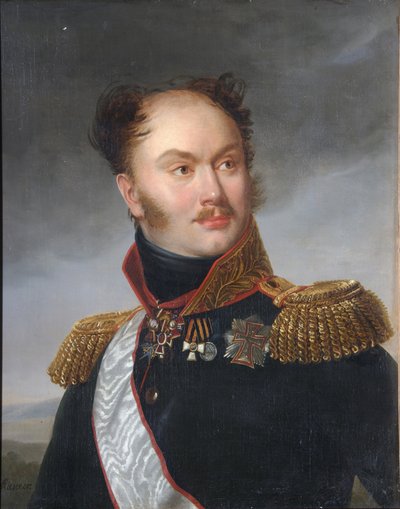 ミハイル フョードロヴィチ オルロフ伯爵の肖像 1788 ～ 1842 年、1818 年頃 作： Henri Françoiss Riesener
