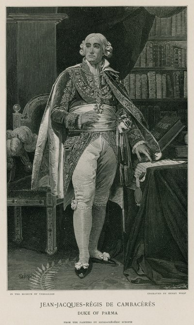 ジャン＝ジャック＝レジス・ド・カンバセレス 作： Henri Frederic Schopin