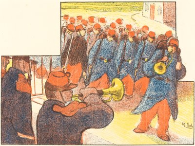 進行状況をダウン!; ジュリーさん。 ブラジルの家庭 作： Henri Gabriel Ibels