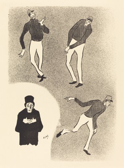 ピエロ 作： Henri Gabriel Ibels