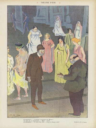 ル・リールのイラスト 作： Henri Gabriel Ibels
