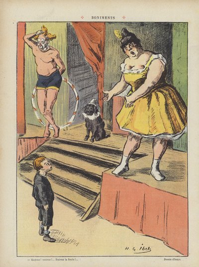 ル・リールのイラスト 作： Henri Gabriel Ibels