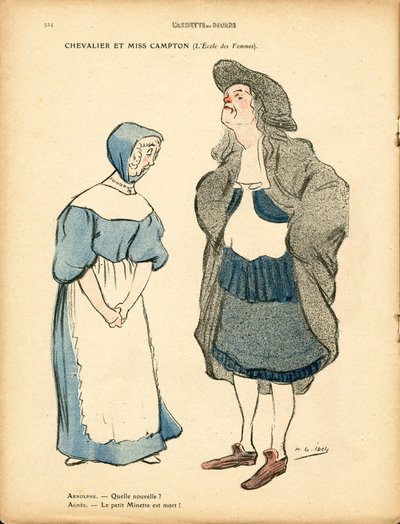 The Butter Plate, number 501, Satirical in Colour 作： Henri Gabriel Ibels