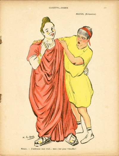 The Butter Plate, number 501, Satirical in Colour 作： Henri Gabriel Ibels