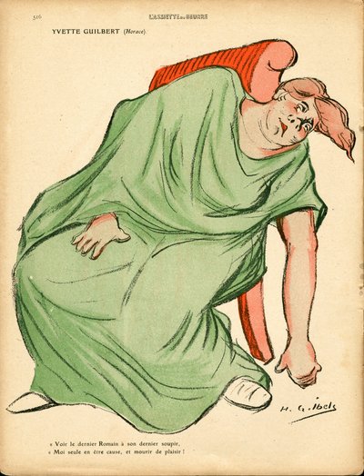 The Butter Plate, number 501, Satirical in Colour 作： Henri Gabriel Ibels