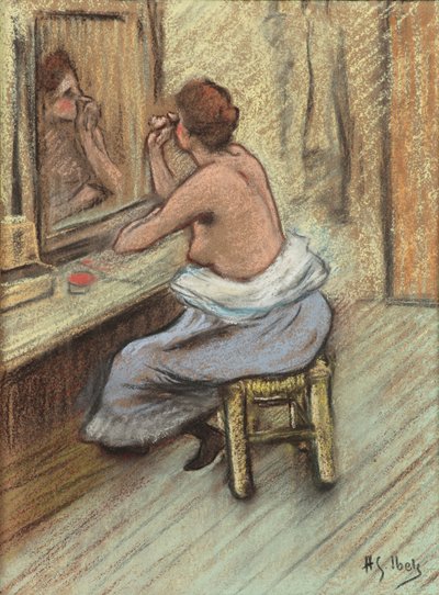 嘘嘘、c。 1895年。 作： Henri Gabriel Ibels