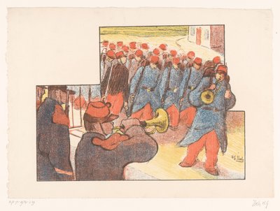 軍事パレード テアトル リブレのショー (シリーズ タイトル) Les Programs du Théâtre Libre (シリーズタイトル) 作： Henri Gabriel Ibels