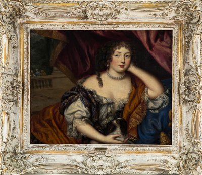 ポーツマス公爵夫人、ルイーズルネドペナンコートドケルアイユの肖像1649-1734 作： Henri Gascar