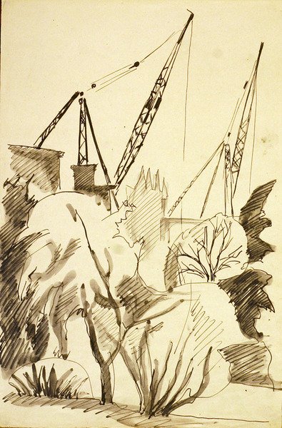 再構築、ロンドン 作： Henri Gaudier Brzeska