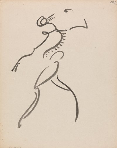プロフィールのダンシング フィギュア 作： Henri Gaudier Brzeska