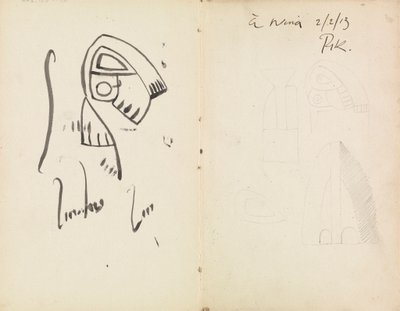 5つの彫刻研究 作： Henri Gaudier Brzeska