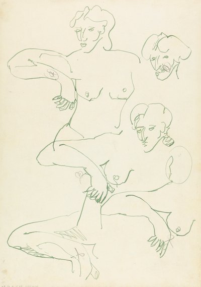 女性像の5つの研究 作： Henri Gaudier Brzeska