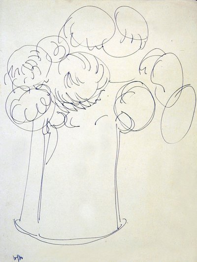 水差しの花 作： Henri Gaudier Brzeska