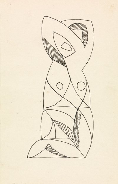 ひざまずく女性像 作： Henri Gaudier Brzeska