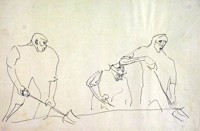 労働者 作： Henri Gaudier Brzeska