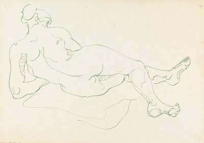 リクライニング女性像 作： Henri Gaudier Brzeska