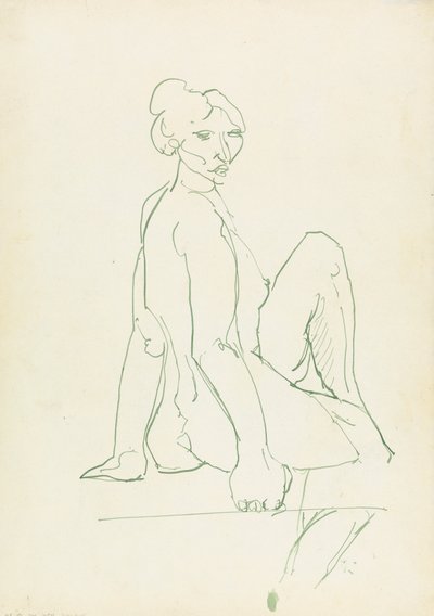 座っている女性像 作： Henri Gaudier Brzeska