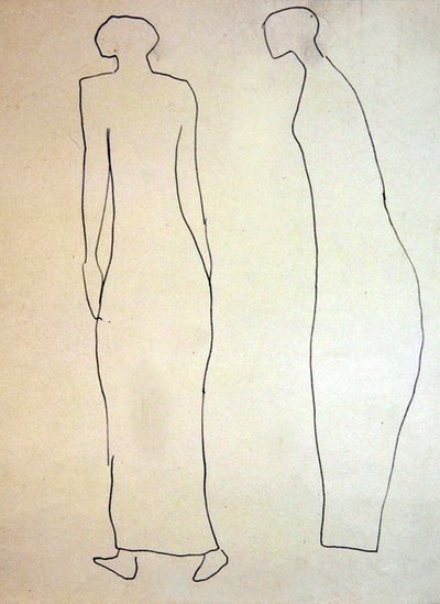 シルエット（プロミネーター） 作： Henri Gaudier Brzeska
