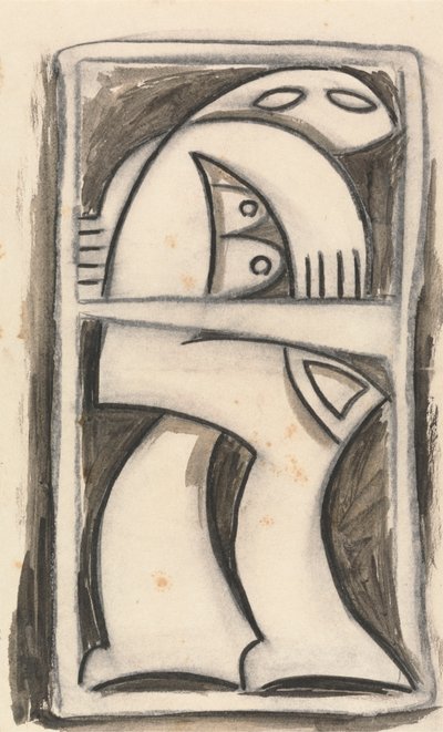 立っている女性像 作： Henri Gaudier Brzeska