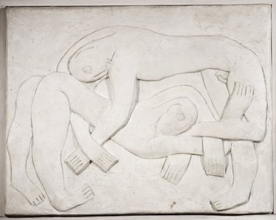 レスラー、1914; 1965年 作： Henri Gaudier Brzeska