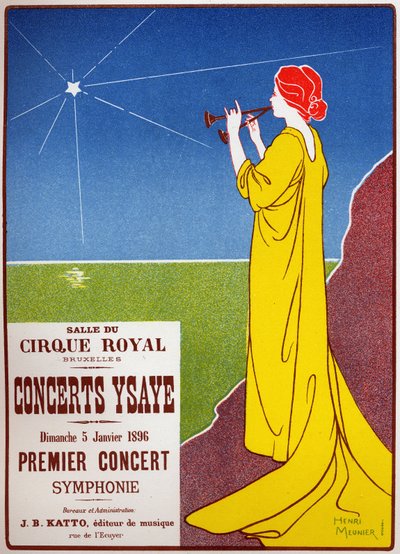 Konsertit Ysaye kuninkaallisessa sirkuksessa Brysselissä 作： Henri Georges Jean Isidore Meunier